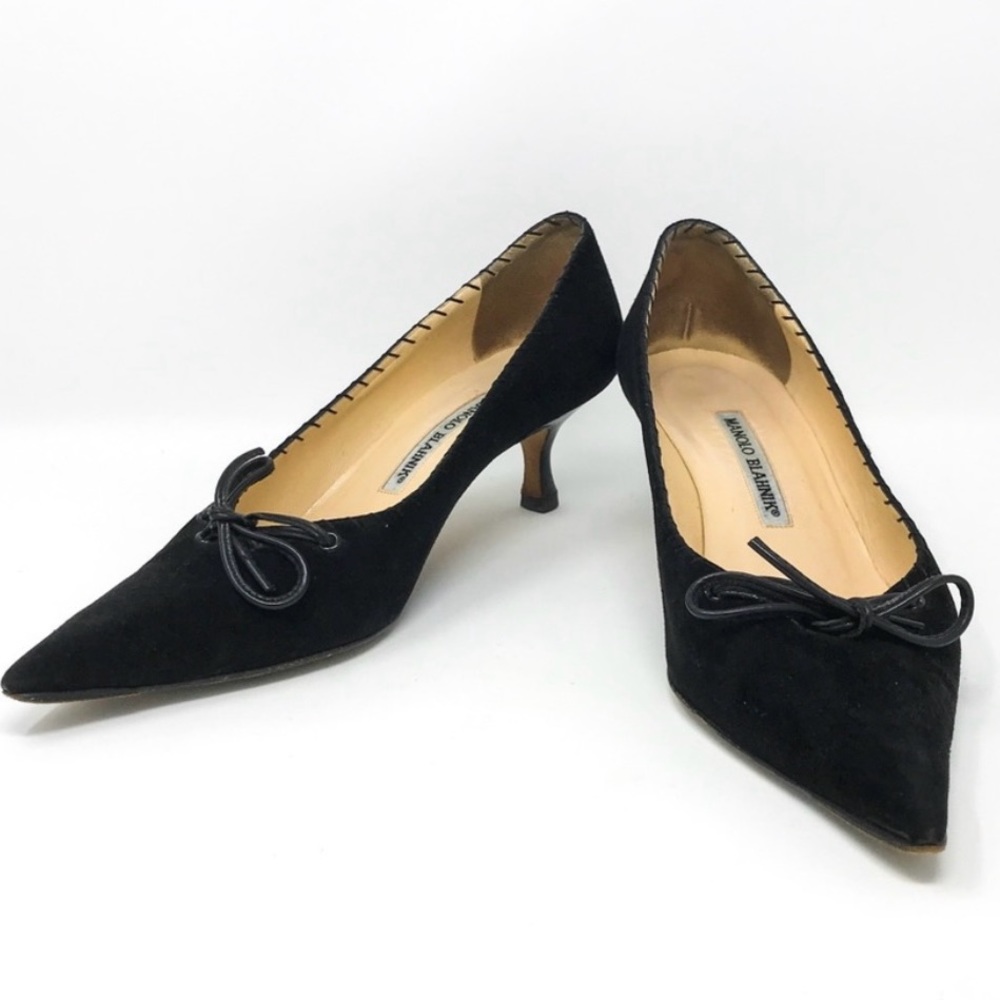 Manolo Blahnik kitten heels